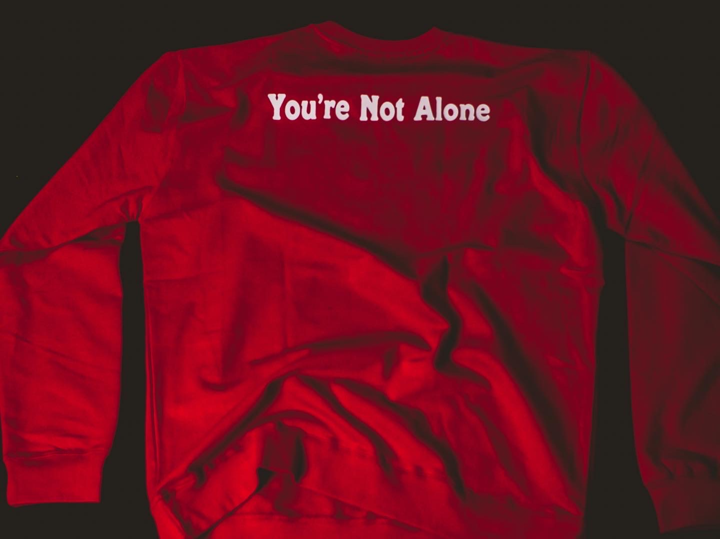 YNA 1ST ANNIVERSARY CREWNECK SWEATSHIRT - RED