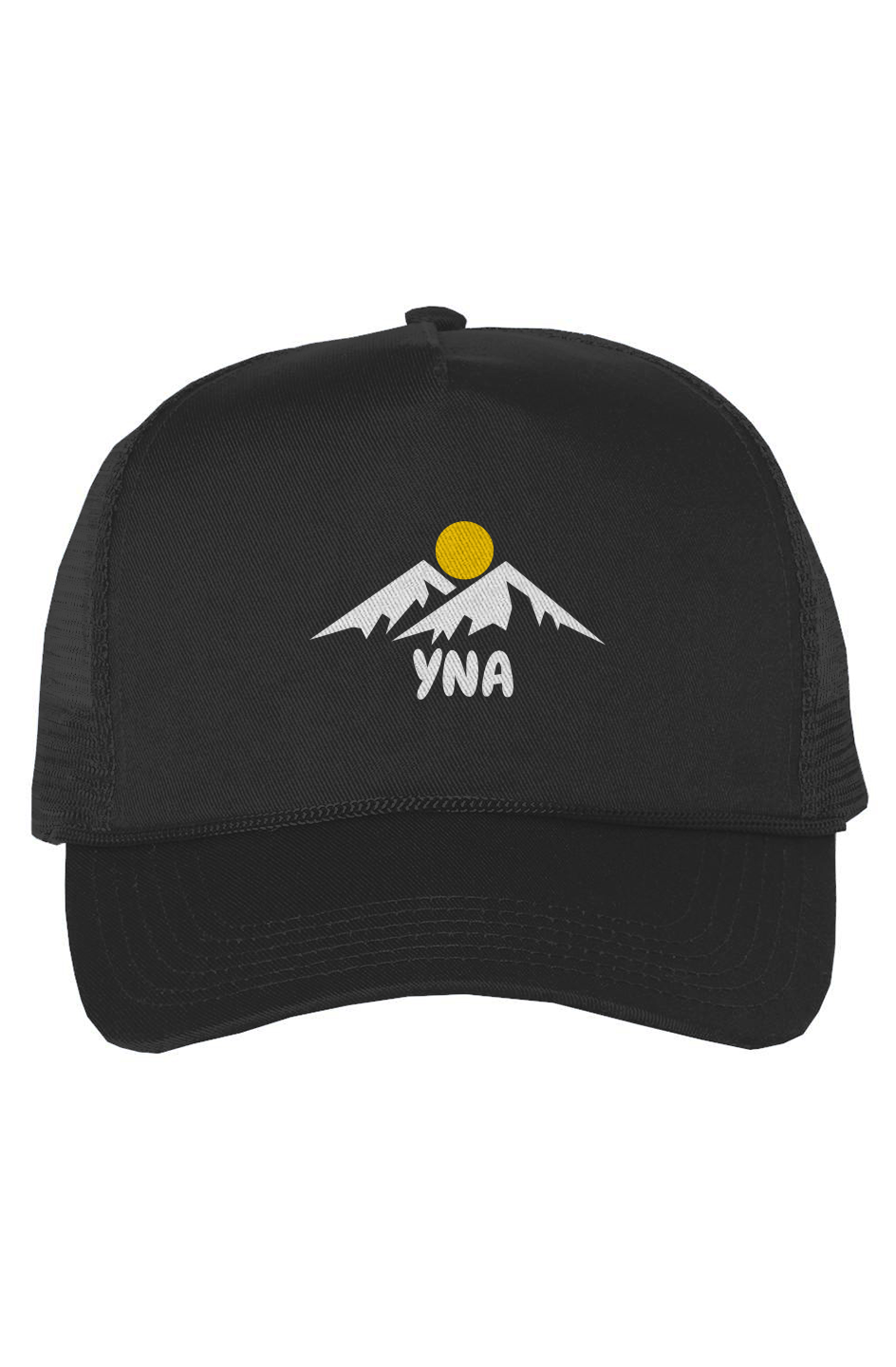 Five-Panel Trucker Cap Black