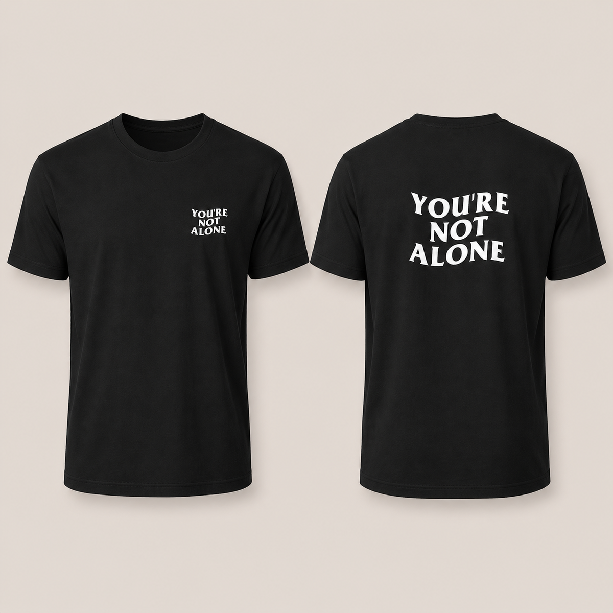 YNA WAVE T-SHIRT - BLACK