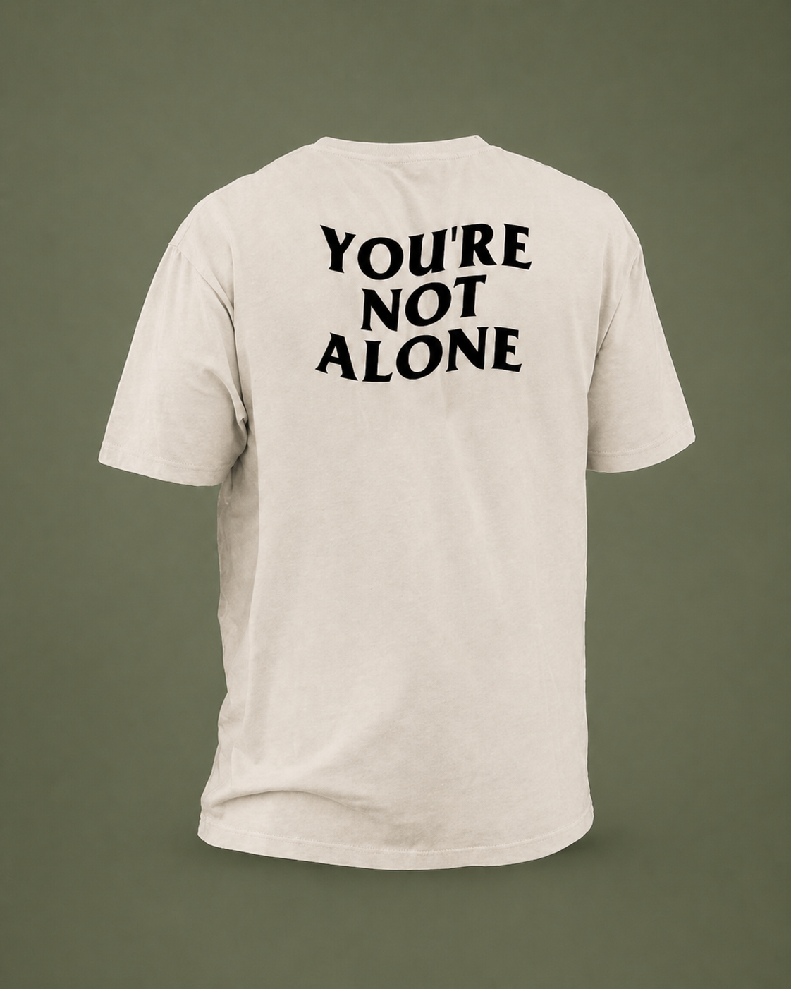 YNA WAVE T-SHIRT - WHITE AND IVORY