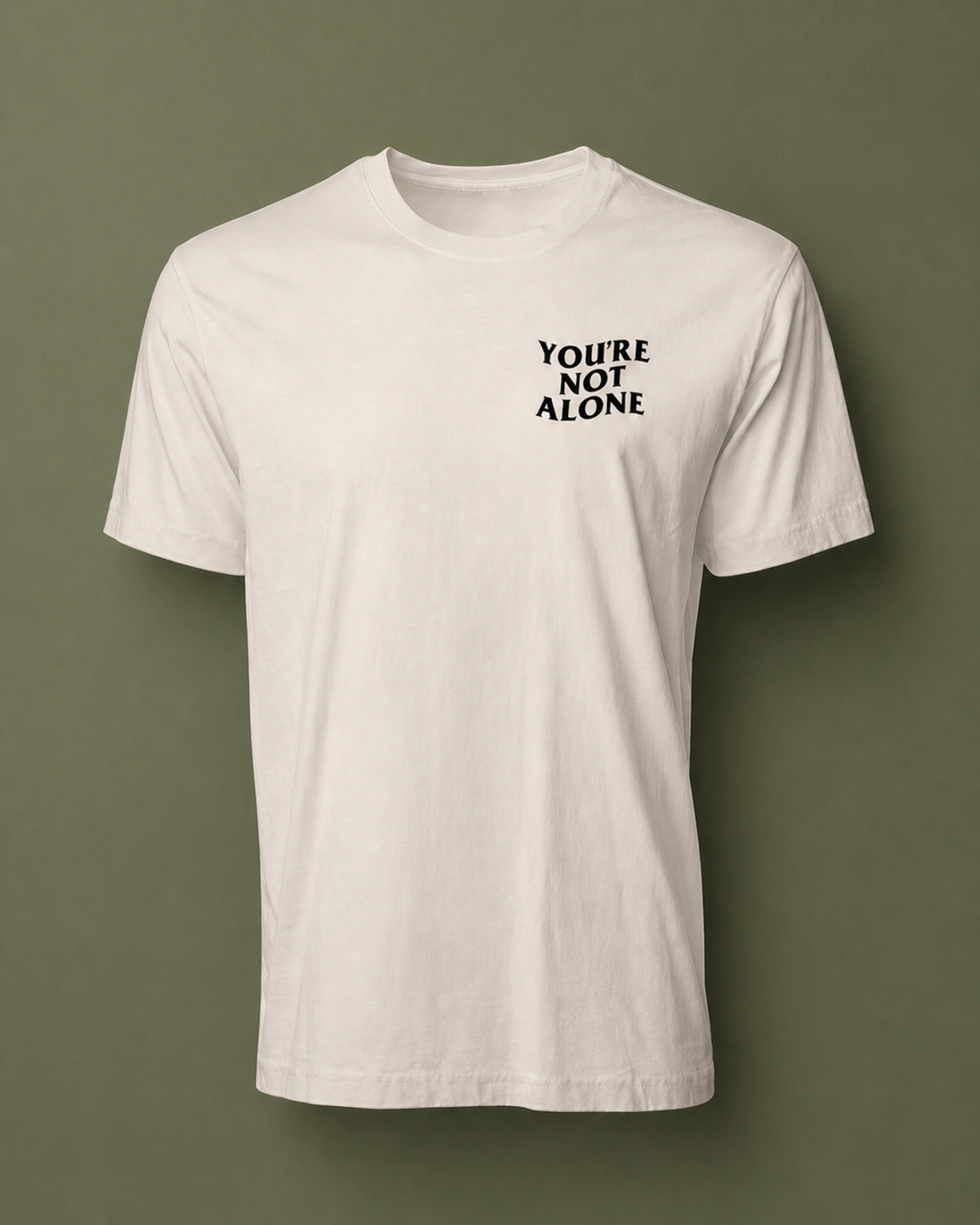 YNA WAVE T-SHIRT - WHITE AND IVORY