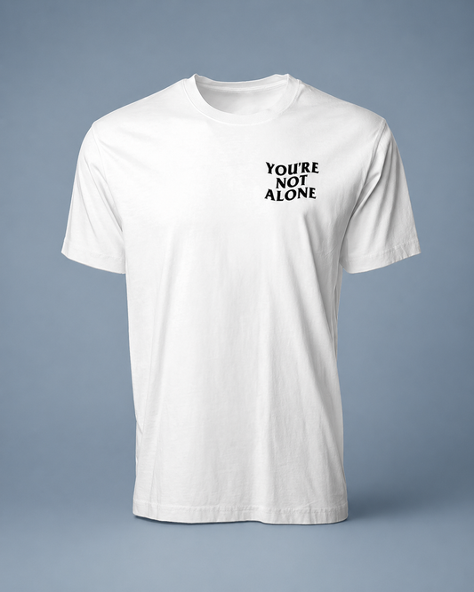 YNA WAVE T-SHIRT - WHITE AND IVORY
