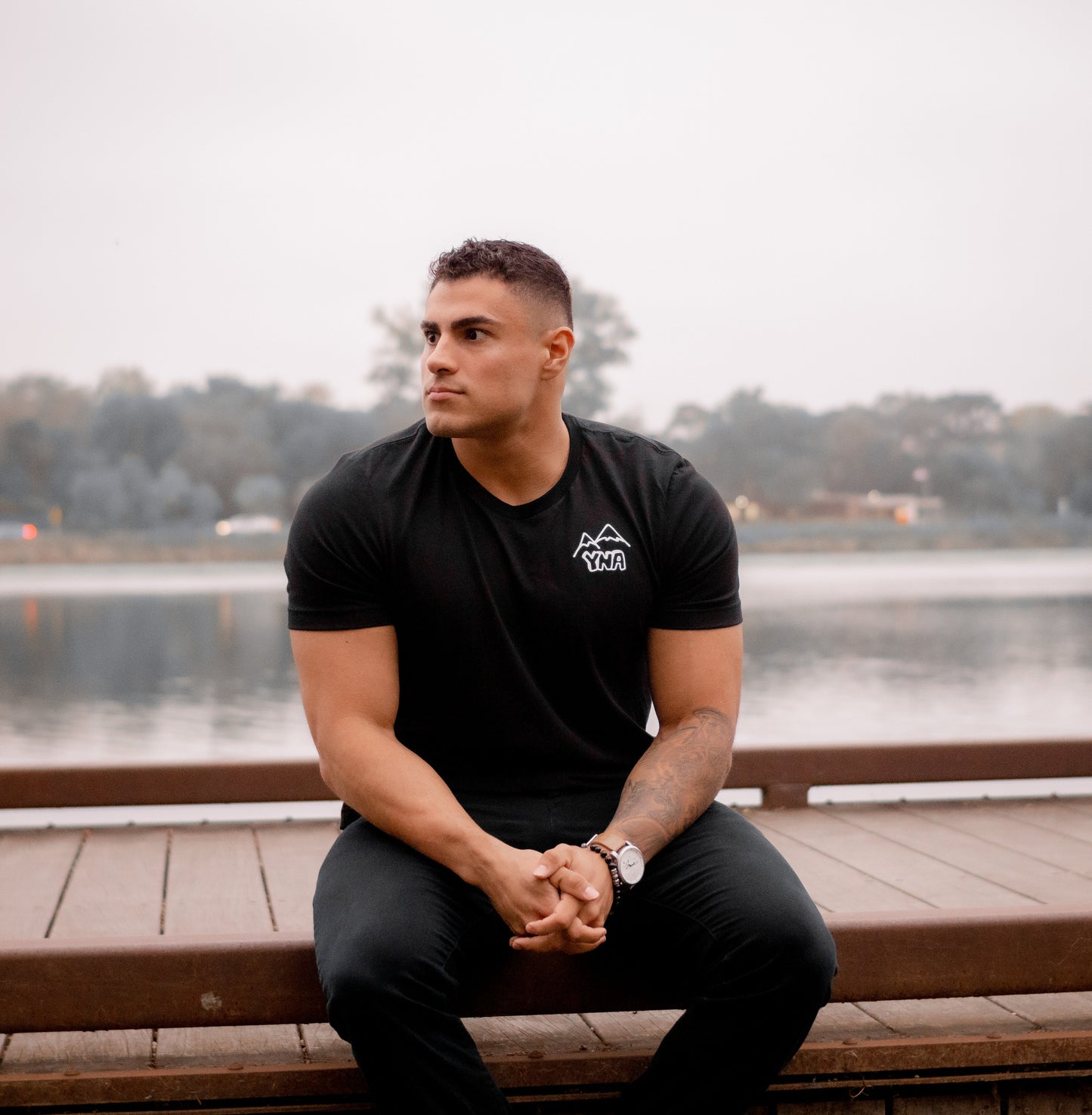 YNA MENTAL HEALTH CLASSIC T-SHIRT - BLACK